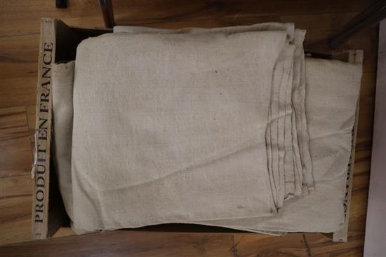 Five course French provincial linen sheets